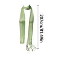 thumbnail image 5 of Skinny Scarf Knit Neckerchief Elegant Scarf Long Scarves for Women, 5 of 14