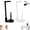 White+Black, variant on Fountwell Sewing Thread Spool Holder Large Capacity Anti-Tangle Stand Rack for Universal Sewing Machine White