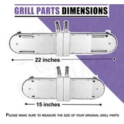 Brinkmann Grill Parts Pro Adjustable Universal Replacement BBQ Grill Oblong Tube Burner