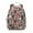 Red Plaid Dog, variant on Rottweiler and Flower Backpack for School,Cute School Bag,Schoolbag with Adjustable Shoulder Straps & Padded Back,15"x11.42"x5.5"