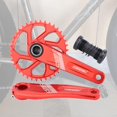 thumbnail image 4 of Bielas  32T 34T 36T 38T 170mm Bielas y bielas para de 38t rojo shamjiam Bike Cainring Crokset, 4 of 9