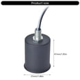 thumbnail image 5 of Alloy E27 Bulb Holder with Cord Screw Base Heat Resistant Design Lighting Part, 5 of 7