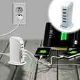thumbnail image 1 of HLONK Charging Station for Multiple Devices  Multi USB Charger Block Tower with PD 20W  5 Port USB Charger Charging Block for Smartphone Tablets Multiple Devices, 1 of 6
