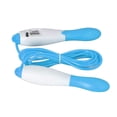 thumbnail image 1 of Cuerda para saltar, cuerda de PVC, cuerda para saltar de conteo ajustable de plástico para entrenamiento de adultos, prueba deportiva para estudiantes, azul, 1 of 12