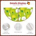 thumbnail image 3 of Fotbe Green Apple Pattern Christmas Tree Skirt, Tree Skirts Plush Christmas Decorations, Christmas Tree Skirts Xmas Decorations Holiday Party Decor-30", 3 of 6