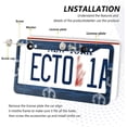 thumbnail image 5 of Coolnut Anchor Stripes 2 Holes Car License Plate Frames 2PCS, Car License Plate Holder with Screw Caps Cover Set Automotive Exterior Parts Decoration for US Vehicles, 5 of 7