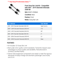 thumbnail image 2 of Front Sway Bar Link Kit - Compatible with 2001 - 2019 Chevy Silverado 2500 HD 2002 2003 2004 2005 2006 2007 2008 2009 2010 2011 2012 2013 2014 2015 2016 2017 2018, 2 of 2