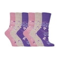 thumbnail image 1 of Gentle Grip - 6 Pairs Ladies Gentle Grip Non Elastic Crew Socks, 1 of 2