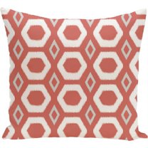 Simply Daisy 16" x 16" More Hugs and Kisses Geometric Print Outdoor Pillow