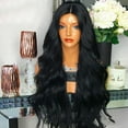 thumbnail image 5 of Lace Front Wig Human Hair,Pre Plucked with Baby Hair,Glueless Wigs Human Hair, Ombre Body Wave Lace Front wig Human Hair for Black Women,Body Wave Lace Front Hair(Black 27in/69cm)from Biweutydys, 5 of 9