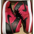 thumbnail image 1 of Ni - ke Ni - ke Air Jordan 1 Mid Reverse Bred Gym Red Black 554724-660 Men's Size 13, 1 of 5
