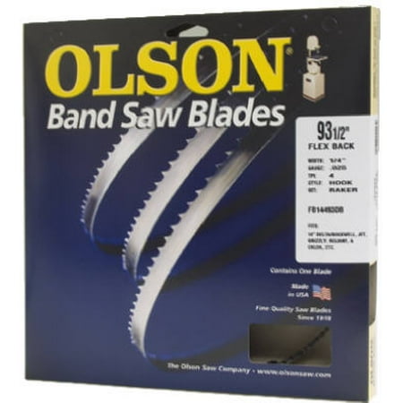 OLSON SAW Bandsaw Blade, 3/16 x 80-In., 10-TPI