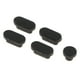 thumbnail image 3 of Tapón Antipolvo De Silicona, Tapón A Prueba De Polvo, Tapa De Puerto De Auriculares USB Para MacBook, Color Negro SM SunniMix Tapones antipolvo de silicona, 3 of 6