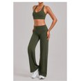 thumbnail image 3 of SKQIT Womens Workout Sets 2 Piece Yoga Outfits Racerback Tank Top High Waist Flare Leggings Gym Sets, 3 of 7