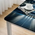 thumbnail image 4 of Table Cloth Rectangle Tablecloth Outdoor Washable Winkle and Stain Resistant Spandex Table Cover for Kitchen Dining Tabletop Decoration, 4 of 7