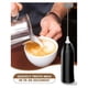 thumbnail image 5 of Milk Frother Rechargeable, For Coffee Latte, Cappuccino Black, 5 of 5