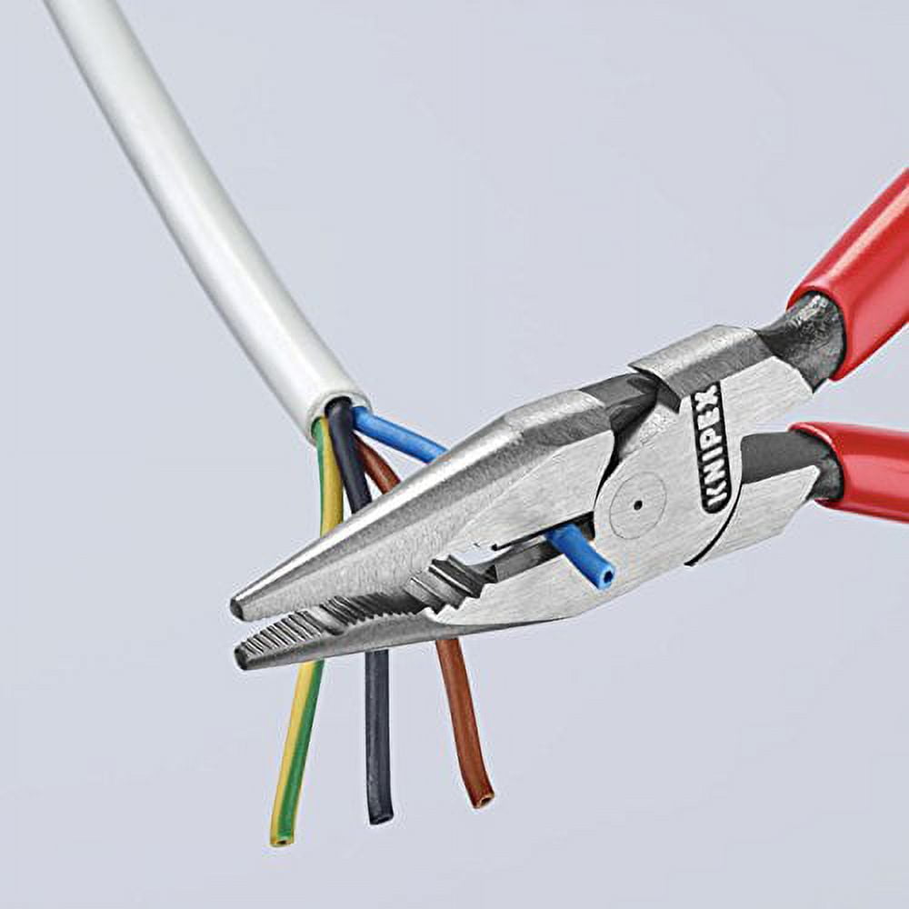 Knipex 5.7" Needle-Nose Combination Pliers - Plastic Grip