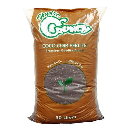 Hydro Crunch Coco Coir Perlite 70/30 Blend Growing Media Hydroponic 50 L