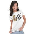 thumbnail image 3 of Sarcastic Teddy Bear State of Mind Womens Slim Fit Graphic Tee Brisco Brands M, 3 of 5