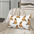 thumbnail image 4 of Plush Throw Pillow Covers, German Shepherd Dog No.1010 Pillow Cases with Invisible Zipper, Breathable Microfiber Pillow Cases Standard Size for Sleeping Bedroom Sofa Living Room 14x20, 4 of 5