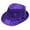 Purple, variant on Carnival Sequined Top Hat Men's Sequined Gentleman's Top Hat Women's Hat