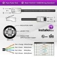 thumbnail image 4 of InstallerParts (10 Pack) Ethernet Cable CAT6 Cable UTP Non-Booted 1.5 FT - Yellow - Professional Series - 10Gigabit/Sec Network/High Speed Internet Cable, 550MHZ, 4 of 5
