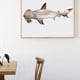thumbnail image 3 of Shark Metal Art Decoración de pared Sala de estar Dormitorio Decoración del hogar Wmkox8yii gf10669, 3 of 9