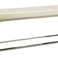 thumbnail image 4 of Benzara Modernly Charming Bench, White, 4 of 5