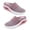 Pink, variant on huanledash 1 Pair Slip-on Hollow Mesh Fabric Women Sandals Casual Increase Cushion Non-slip Platform Sandals for Daily Life