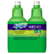 Swiffer WetJet Multi-Purpose and Hardwood Liquid Floor Cleaner Solution Refill, with Gain Scent (2 count, 42.2 fl oz each)