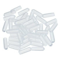 Uxcell Screw Thread Protectors End Caps Vinyl 50 Pcs 4mm Clear