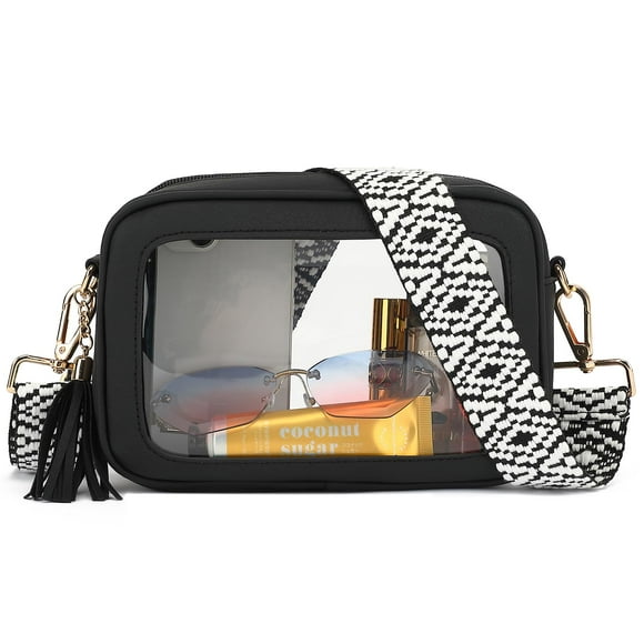 Bandolera transparente, aprobada por el estadio LOXOMU, impermeable