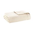 thumbnail image 3 of Madison Park Egyptian Cotton Lightweight Comfortable Blanket, Full/Queen - Off-White, 3 of 5
