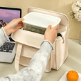thumbnail image 6 of Insulated Lunch Bag for Women, Large Thermal Lunch Tote for Work, Waterproof & Easy-Clean Adult Lunch Box, Holds 2 Containers & Drink, 10.2" Lunch Bag for Office, School, Picnic ,Beige, 6 of 7