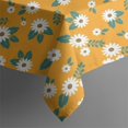 thumbnail image 6 of Floral Square Tablecloth 52x52in(132x132cm) – Waterproof Polyester Printed Table Cover, Wrinkle Resistant & Washable for Kitchen Dining Picnic Party Decor, Thanksgiving,Christmas, Spring,Flower, 6 of 6