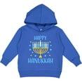 thumbnail image 2 of Inktastic Happy Hanukkah with Menorah and Stars Toddler Hoodie, 2 of 4