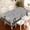 Gray, variant on Janvonne Kitten Floral Round Tablecloth 60" Waterproof & Stain Resistant, Perfect for Spring, Brunch, Kitchen Dining Decors & Cottage Decor