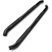 TAC Side Steps Fit 2005-2022 Toyota Tacoma Double Cab Truck Pickup 3" Black Side Bars Nerf Bars Step Rails Running Boards Rock Panel Off Road Exterior Accessories (2 Pieces Running Boards)