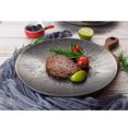 thumbnail image 4 of EeaseCA Ceramic Dish Retro Round Tableware Steak Pan Fish Salad Pan Snack Tray Plate for Restaurant (8 Inches), 4 of 7