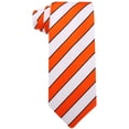 thumbnail image 3 of Scott Allan Collection Orange White Necktie | Standard Size Adult Tie  | Corbata Hombre Naranja, 3 of 6