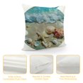 thumbnail image 4 of Autua Starfish Shells Water Sand Graphic Decorative Throw Pillow Cover for Home - Soft and Durable Pillow Covers 1PC 22x22in, 4 of 5