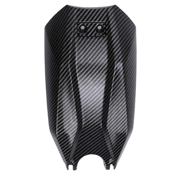 Cubierta De Batería De Motocicleta, Estilo De Fibra De Carbono, Protector De Batería De Motocicleta Anticolisión, Ajuste Seguro, Proceso De Inmersión Hidráulica Ligero Para
