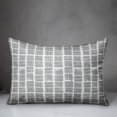 thumbnail image 2 of Creative Products Gray Sketch Pattern 14x20 Spun Poly Pillow, 2 of 2