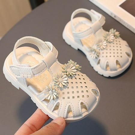 

eczipvz Baby Shoes Baby Sandals Fashion Flat Soft Walking Shoes Soft Bottom Baby Walking Sandals Toddler Shoes 4c (Beige 6.5 Toddler)