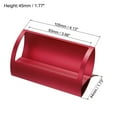 thumbnail image 2 of Uxcell Business Card Holder Aluminum Card Collection Display Organizer Red 1Pack, 2 of 5