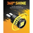 thumbnail image 4 of Bombilla LED OXILAM 912 921 de marcha atrás, 6000 K, color blanco (paquete de 2), 4 of 8