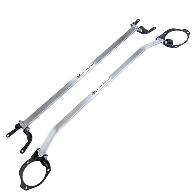 Megan Racing Front and Rear Upper Polish Race Spec Strut Bar (MR-SB-SI15FU-1P) (MR-SB-SI15RU-1P)
