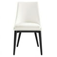 thumbnail image 4 of Modway Viscount 19" Modern Performance Velvet Dining Chair in Black/Navy, 4 of 9