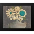 thumbnail image 2 of Moore, Regina 24x20 Black Modern Framed Museum Art Print Titled - Crackled Bouquet I, 2 of 5