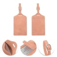 thumbnail image 3 of Unique Bargains 1 Pc Airplane Luggage Tag for Travelling Pink Polyurethane, 3 of 5